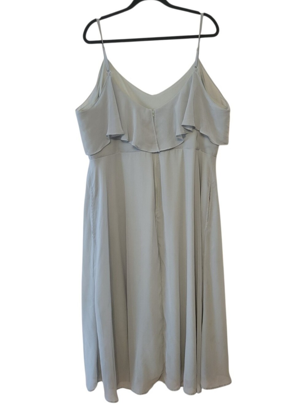Birdy Grey Jane Dress in Sage Chiffon Long Dress Size 2X - Picture 5 of 6